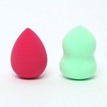 화장퍼프 6color 메이크업 스펀지 5개 set, 똥퍼프-연핑크(5개)