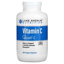 레이크 에비뉴 뉴트리션 비타민C Quali C 퀄리C 1000mg 365베지캡슐, 365정, 1병, 365정