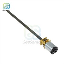 인테리어DC 3V/6V/12V N20 미니 마이크로 메탈 기어 모터 샤프트 M4 * 100 15/30/60/100/150/200/300/400/5, 04 100_03 12V