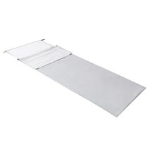 아웃도어 캠핑 하이킹 등산용 미니 초경량 봉투 침낭 200x72cm 싱글 슬리핑 백 보온 + 파우치, 체코, 은