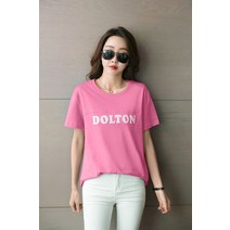 Gesang pure cotton short sleeve 여 루즈핏 학생 이니셜 프린트 반팔 141319