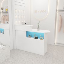 포스기 테이블 안내 데스크 매장, 파란색 160x50x110cm