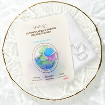 간편 강력한 액체 캡슐 / 아로헤브 세탁조 클리너 / 드럼 통돌이 아기 신생아 사용, 6개입, 1개