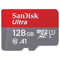 샌디스크 울트라 A1 마이크로SD 메모리카드 QUA4, 128GB