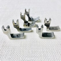 헤세드 공업용미싱) 파이핑 노루발(좌우), 실버오른쪽3/16, 1개