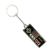 닌텐도 오리지널 에나멜 메탈 NES 컨트롤러 키체인 - KE138750NTN 닌텐도 DS, 1개