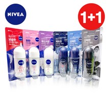 (1+1) NIVEA 니베아 데오드란트 롤온 50ml, 6. (1+1)니베아 맨 데오드란트 롤온 쿨 킥