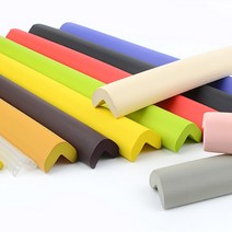 곡선까지 아기 모서리 보호대 어린이집 책상 테두리 싱크대 끼우는 침대 가구 몰딩 각대 부딪힘 방지 계단 쿠션 테이프 캡 코너 충돌 커버 부딪침 서랍 안전 가드 탁자, 베이지-대