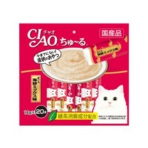 이나바 챠오츄르 고양이 간식 SC-127 14g x 20p, 참치+해산물, 56g, 6팩