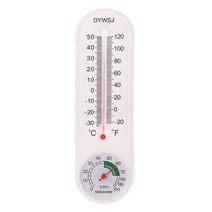 벽걸이 휴대용 흰색 DIY 온도 및 습도 실내 야외 정원 사무실 온도 로거, 하얀색