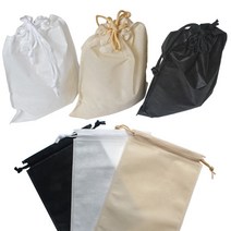 부직포백 부직포가방 부직포주머니 더스트백, 부직포_블랙-15x18(약50장)