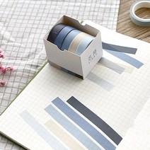 DSM 감성디자인8 마스킹테이프 5개입, 1세트, 스노우