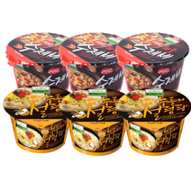 칠갑농산 매운맛 해물 수제비 173g x3개 우리쌀 누룽지 설렁탕 74g x3개