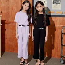 아이꼼므 반팔 긴바지 시원한 상하복 아동 유아 주니어 여아 러브 찰랑 상하 세트 9~17호