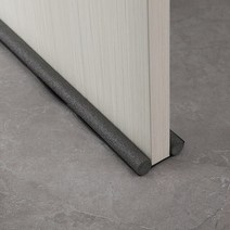 93CM 창 문 씰링 스트립 테이프 아래 바람 먼지 차단기 가드 스토퍼 에너지 절약 트윈 도어 장식 수호자 Draft Dodger, 검은색