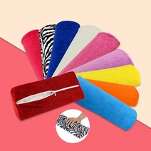 매니큐어 도구 용품 수건 손 베개 반원형 네일 아트 디자인 테이블용 세척 가능한 핸드 패드 네일아트 젤네일, Black