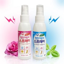 리빙굿 정전기방지 스프레이 60ml 섬유스프레이, 허브향 60ml