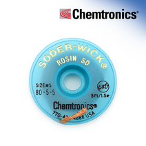 CHEMTRONICS WICK 80-5-5 솔더위크 납땜 제거 인두, 1개