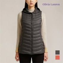 올리비아로렌 NC11 후드 경량 베스트 VOBKDWW9281