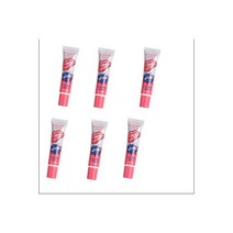 립스틱 6컬러 로맨틱 립글로스 립스틱 필 오프 립 틴트 와우 립스 미국, 6pcs WATERMELON