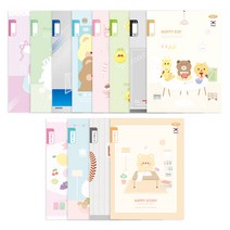 초등공책 초등노트 공책 노트 무제 (10권) 제본, (3-6남아용)