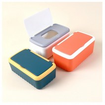 파스텔 물티슈 케이스 물휴지 커버 티슈 통 100매, 다홍