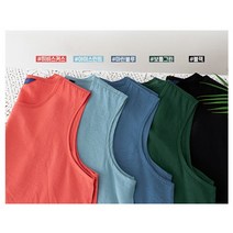 쿠잉 쿠잉 기본 무지 민소매 인견 블라우스 티 L~2XL