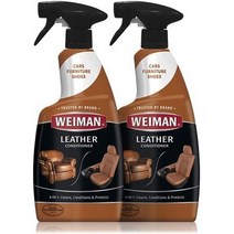 와이만 가죽 소파 가방 구두 클리너 650 ml x 2팩, 2개
