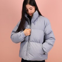 오리털 웰론 남자 여성 숏 커플 패딩 아우터