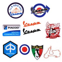 베스파용품 스쿠터스티커 베스파스티커 데칼 파츠 몰딩 바이크데칼 방수 베스파악세사리, 1개