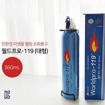 휴대용 차량용소화기 BB212 가정용소화기 미니 업소용소화기 캠핑 자동차 소방자재, 360ml(블루)