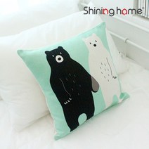 샤이닝홈 러프 소파 쿠션(솜포함) 45x45 노르웨이숲 B 2P, 선택완료