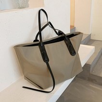여성 토트백 심플 캐쥬얼 고급 대용량 데일리 숄더백