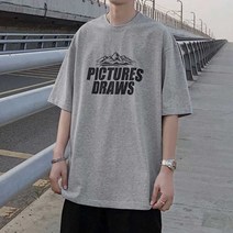 10대 남자 코디 유니크 영문 레터링 반팔 여름 티셔츠