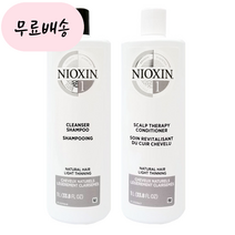 니옥신 1번 샴푸 & 컨디셔너 1000ml 듀오 셋트 ( 펌프별도판매 ) 홍박스 구매대행, 1개