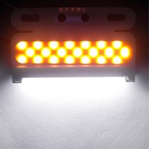 화물차 트레일러 LED 반원 차폭등 화이트 옐로우 24V 차량 윙바디 볼보 대형차 전구 램프 엘이디 덤프자동차 미니버스 공사차 사이드 벤츠 5톤구형