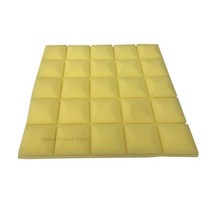 차음재 방음재 흡음재 4PCS 50x50x3cm 스튜디오 어쿠스틱 폼 방음 폼 사운드 흡수 처리 패널 사운드 웨지, 07 yellow