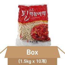 보성 밀떡볶이 1.5kg X10개, 단품