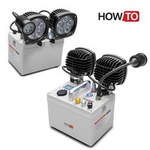 하우투 집어등 달초롱 쌍발 100W 더블 낚시 갈치 갑오징어 호래기 크리 루어 초강력, 달초롱 쌍발 5시간