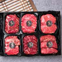 최고급 미국산 명품 수입 소고기 선물세트 구이용 냉장 1kg 2kg 3kg 1++ 설 추석 명절 선물용 모듬 포장 셋트, 3. [프라임] 효도하소 2호