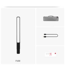 zhiyun 지윤 FIVERAY F100 스틱 촬영 조명, 블랙