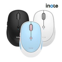 아이노트 FS-508RB 3in1 멀티페어링 블루투스 5.0 무선마우스, 블루, 없음