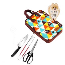 가족여행 휴대용 키친툴세트 요리 주방도구 주방용 수납 정리 파우치 포함 캠핑조리도구세트 캠핑용키친툴세트, 트라이앵글