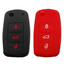 VW 폭스바겐 제타 패스트 키리스 엔트리 리모컨 키 포브 커버 케이스 (블루)