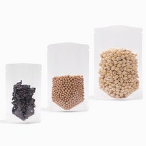 홍진포장 두꺼운 투명 스탠드봉투 스탠딩파우치 100장 사이즈 7종 (지퍼없음), 10 x 17cm - 100장 (장당52원), 1개, 1개