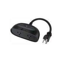 TPLink Kasa 스마트 와이파이 실외 플러그 검은색
