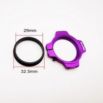 크랭크 암 구동계 브라켓 스프라켓 자전거 자전거 체인링 프리로더 조절기 for-bb30 id30mm withwasher내구성 알루미늄와셔바이크액세서리, 퍼플 bb30 id30mm