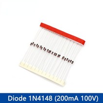 1N4148 1N4007 8 값 쇼트 키 다이오드 정류기 키트 1N5819 1N5399 1N5408 1N5822 FR107 고속 스위칭 100pcs, 11 1N4148 -100pcs