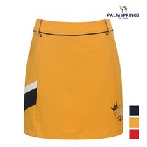 [팜스프링스] 여성 사선블럭 배색 큐롯스커트_SSKL183831