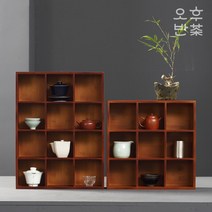 대나무 맞춤 다기장 다완장 찻장 컵보드 앤틱 찻잔 수납장 다관 찻잔장, 2x5